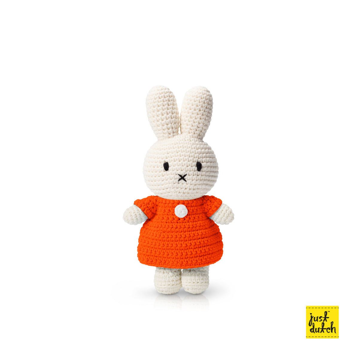 Oranges Kleid für Plüschfigur