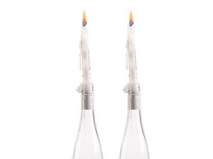 Bougies Coulantes Blanches – Lot de 2