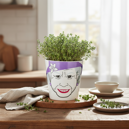 Queen flower pot