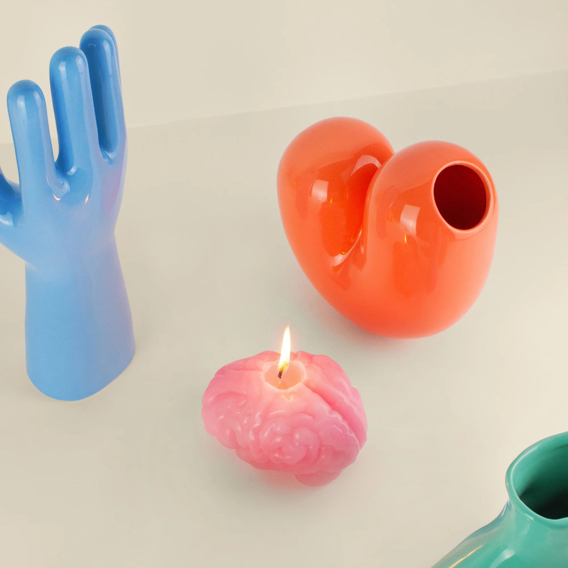 porte bijoux main bleu donkey