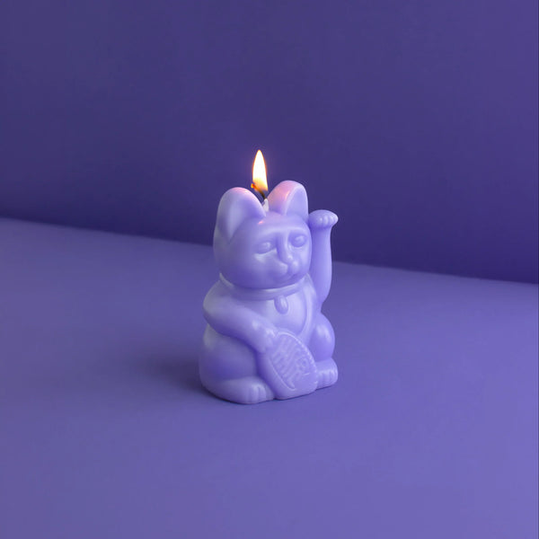 bougie chat chanceux lilas donkey