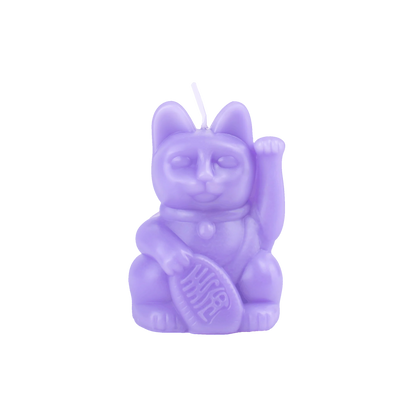 Lilac Lucky Cat Candle