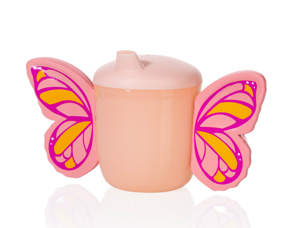 Butterfly Sippy Cup Pink Bitten – Gobelet enfant original