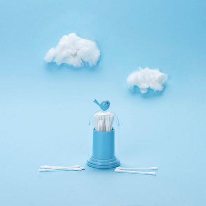 Porte-cure-dents & distributeur coton-tiges Birdie