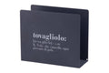 VICTIONARY NAPKIN HOLDER METAL GRAY - 2188257