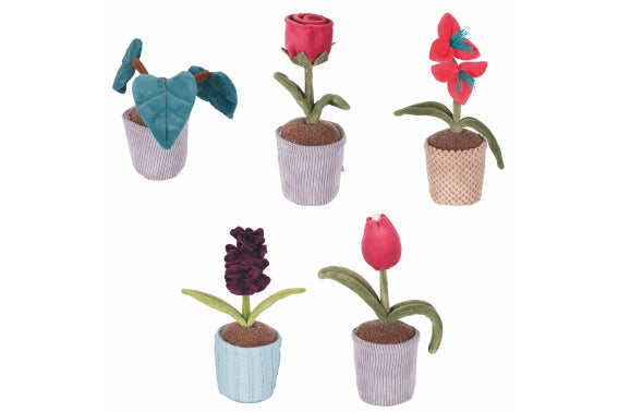 FABRIC FLOWER SEEDLING 5 ASS - 2188513
