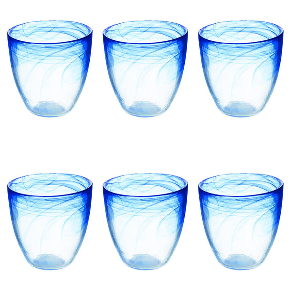 ALABASTER ROUNDED WATER GLASS 280ML COBALT BLUE - 2188563