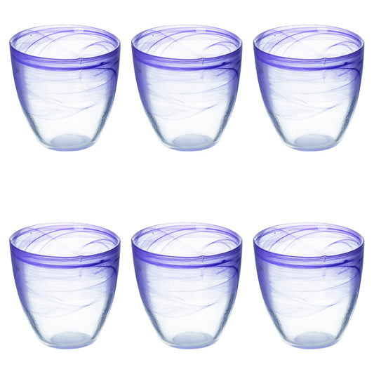 ALABASTRO ROUNDED GLASS 280ML PURPLE - 2188564