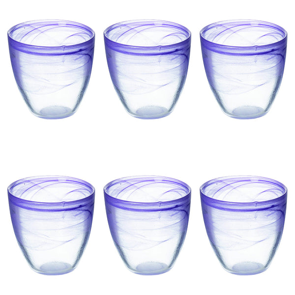ALABASTER ROUNDED GLASS 280ML PURPLE - 2188564