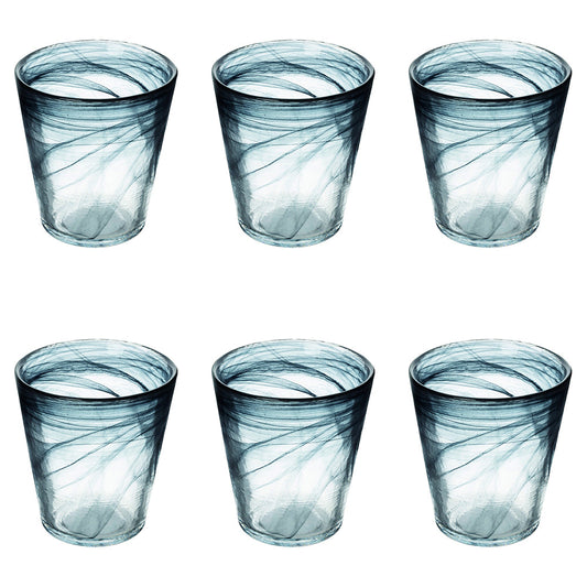 ALABASTRO CONICAL WATER GLASS 250ML BLACK - 2188567