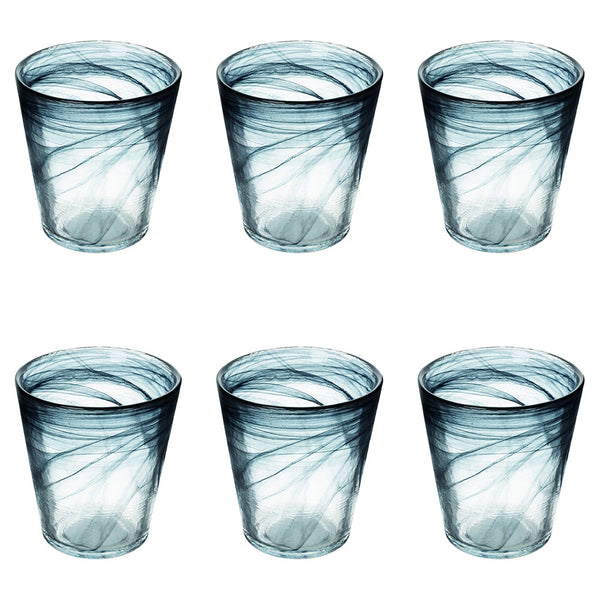 ALABASTER CONICAL WATER GLASS 250ML BLACK - 2188567