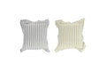 GREENERY COTTON CUSHION 53X53CM STRIPES 2PCS - 2188729
