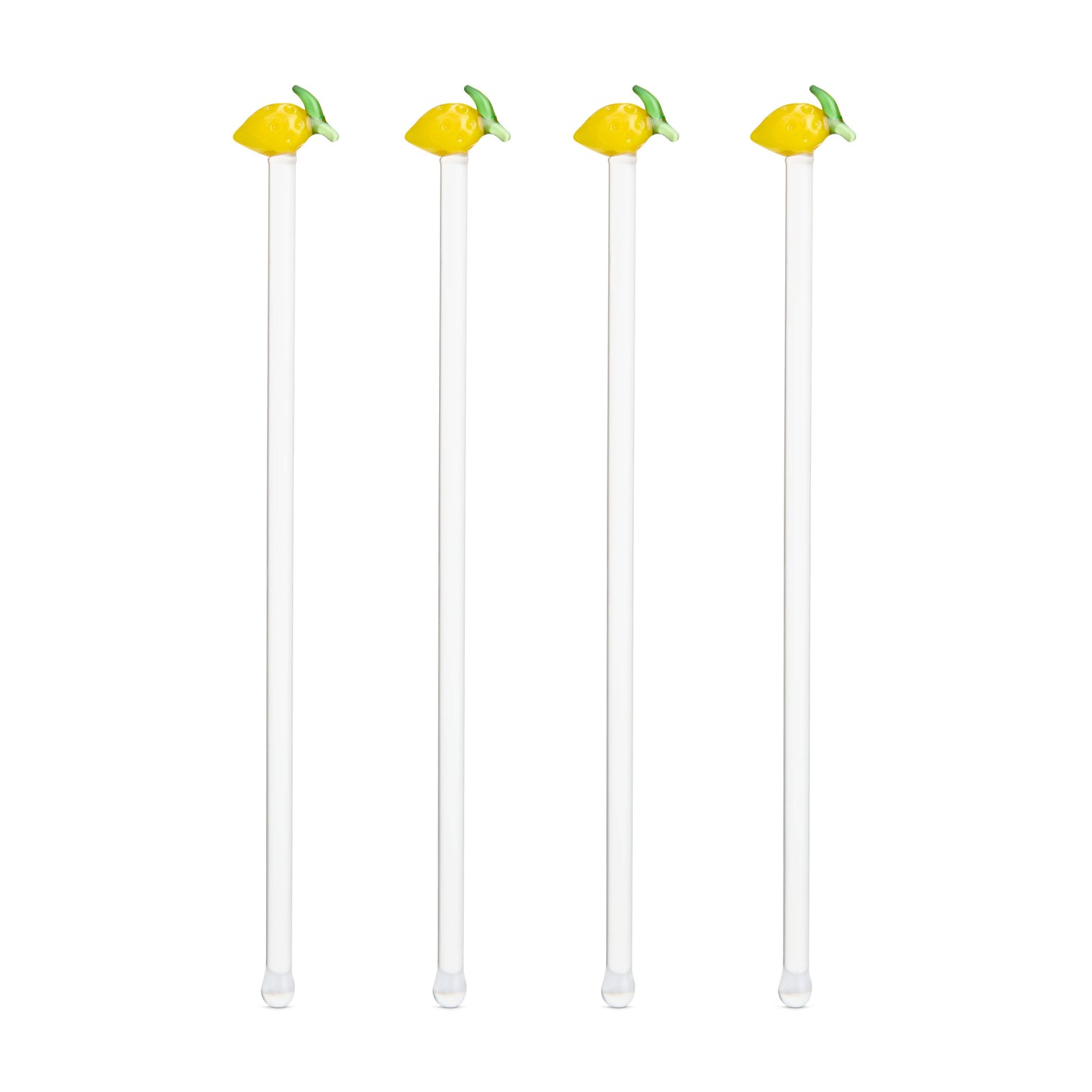 Agitateurs à cocktail en verre Citron