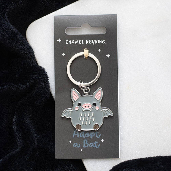 Get a bat keychain for Halloween