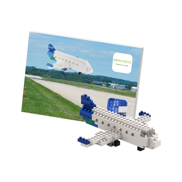 BRIXIES Postcard Airplane