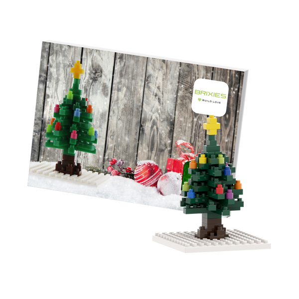 BRIXIES Postcard Christmas Tree