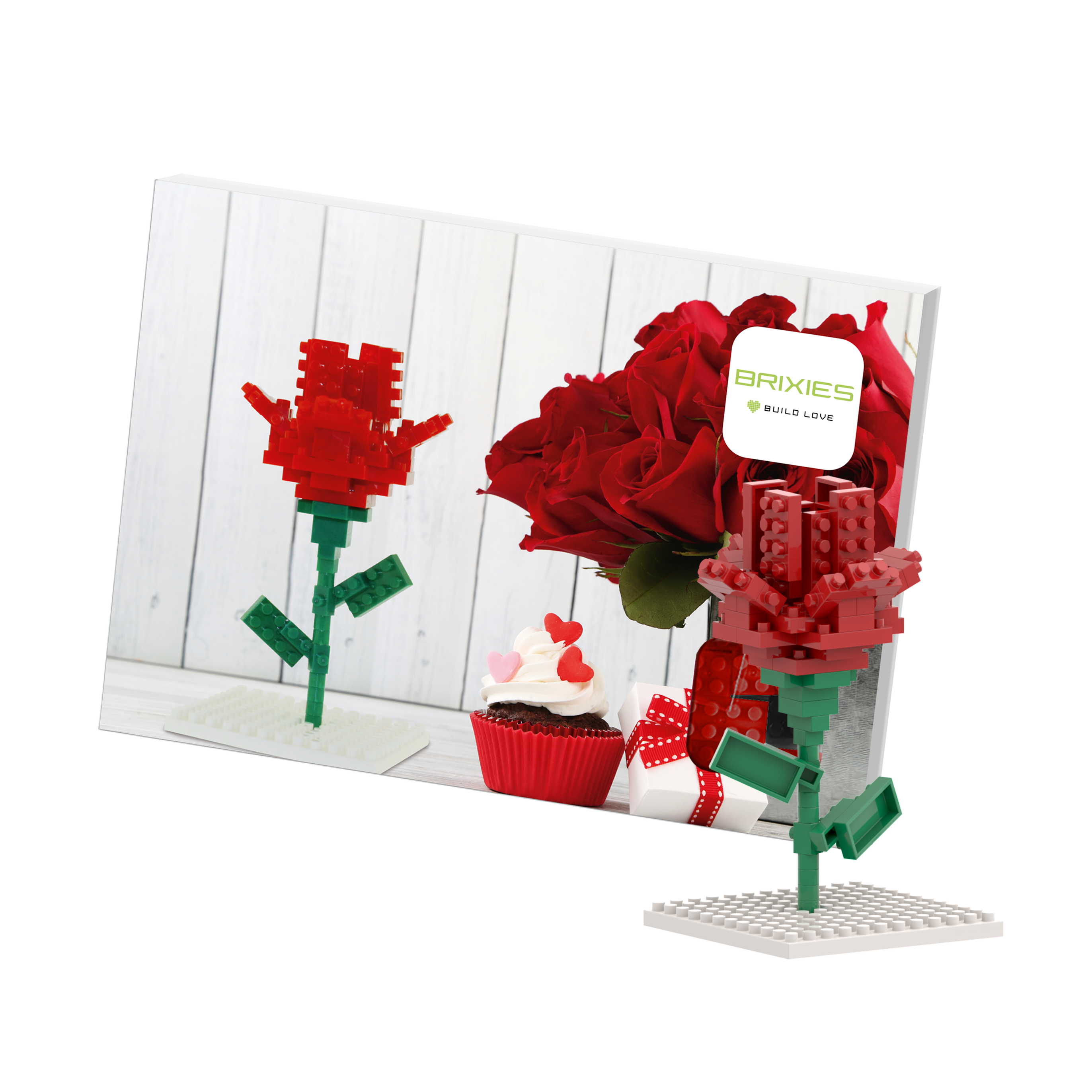 BRIXIES Postcard Flower