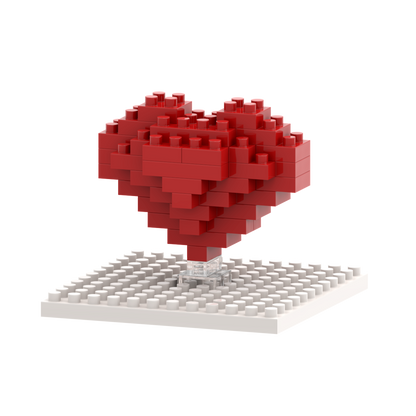 BRIXIES Postcard Heart