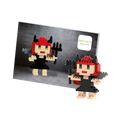 BRIXIES Postcard Devil