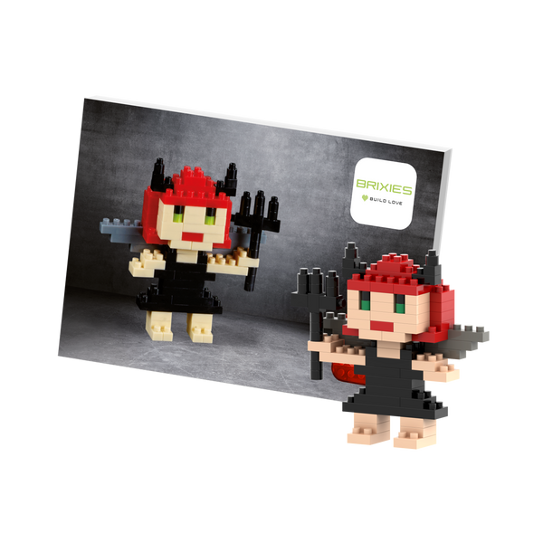 BRIXIES Postcard Devil