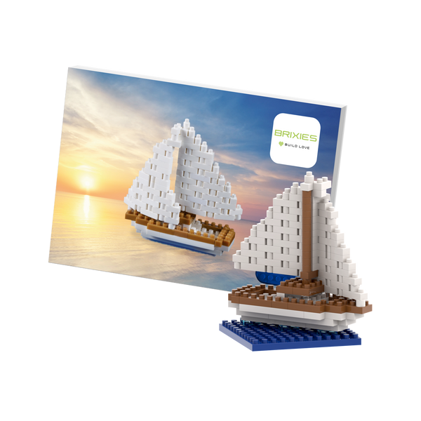 BRIXIES Postcard Sailing Ship