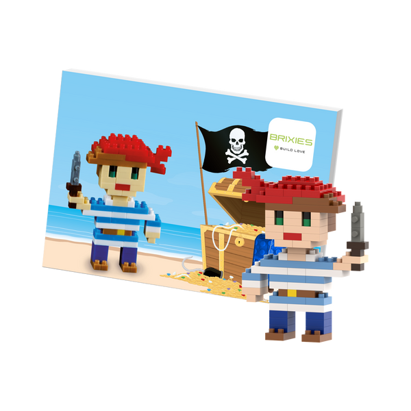 BRIXIES Pirate Postcard