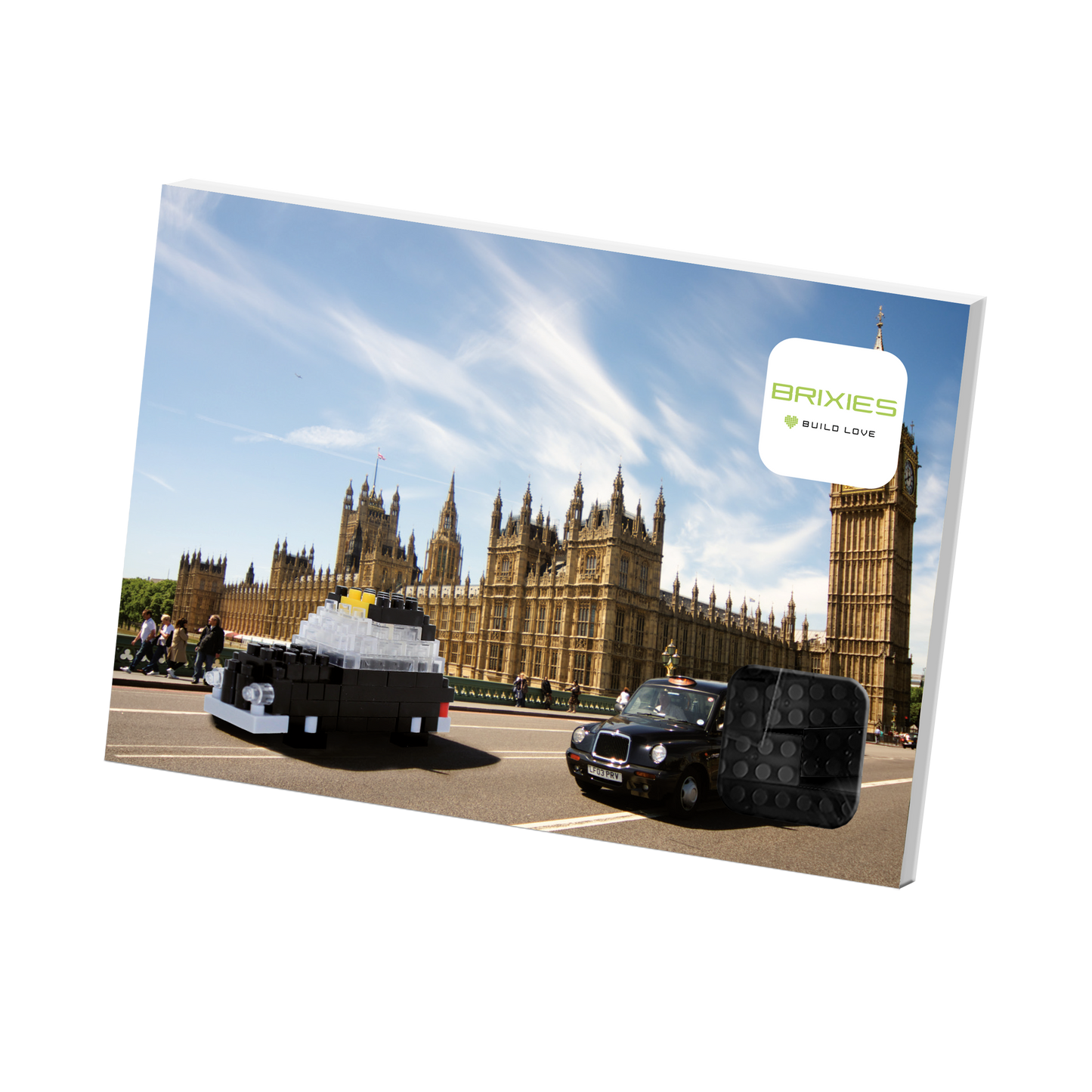 BRIXIES Postcard London Taxi