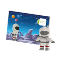 BRIXIES Postkarte Astronaut