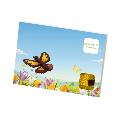BRIXIES Butterfly Postcard