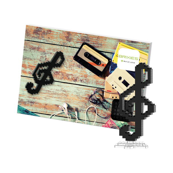 BRIXIES Treble Clef Postcard
