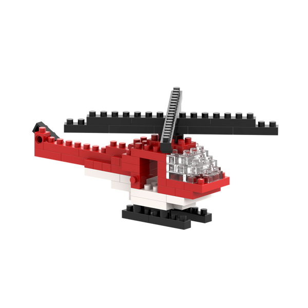BRIXIES Postcard Helicopter