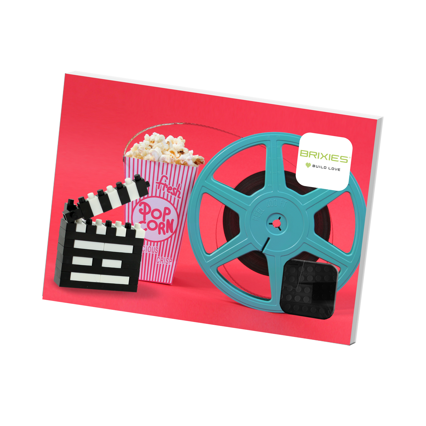 BRIXIES Clapperboard Postcard