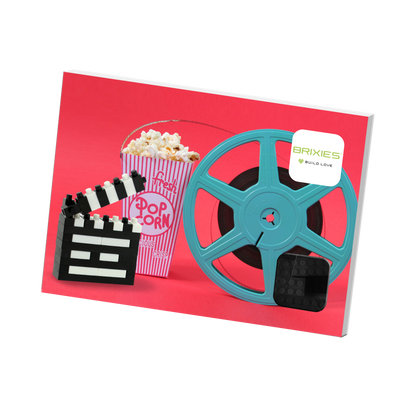 BRIXIES Clapperboard Postcard