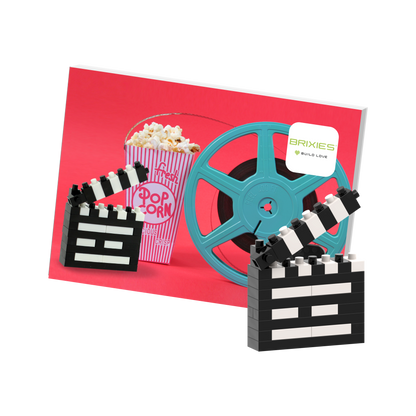 BRIXIES Clapperboard Postcard