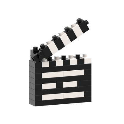 BRIXIES Clapperboard Postcard
