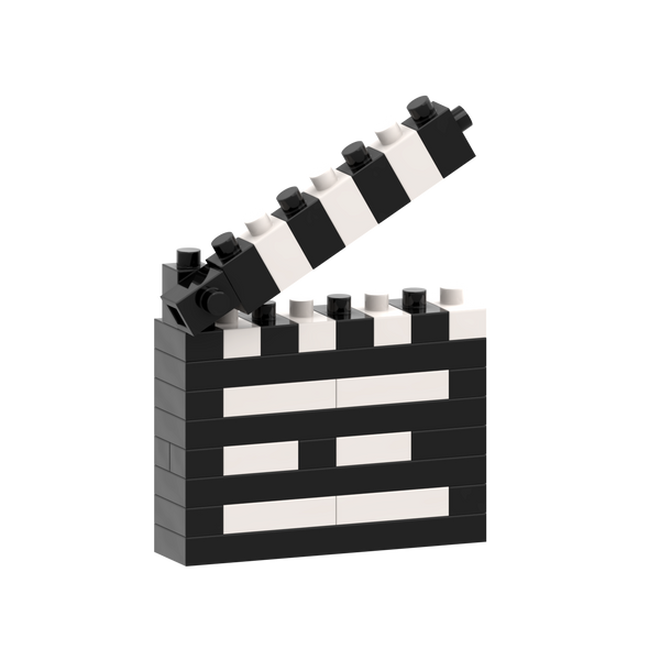 BRIXIES Clapperboard Postcard