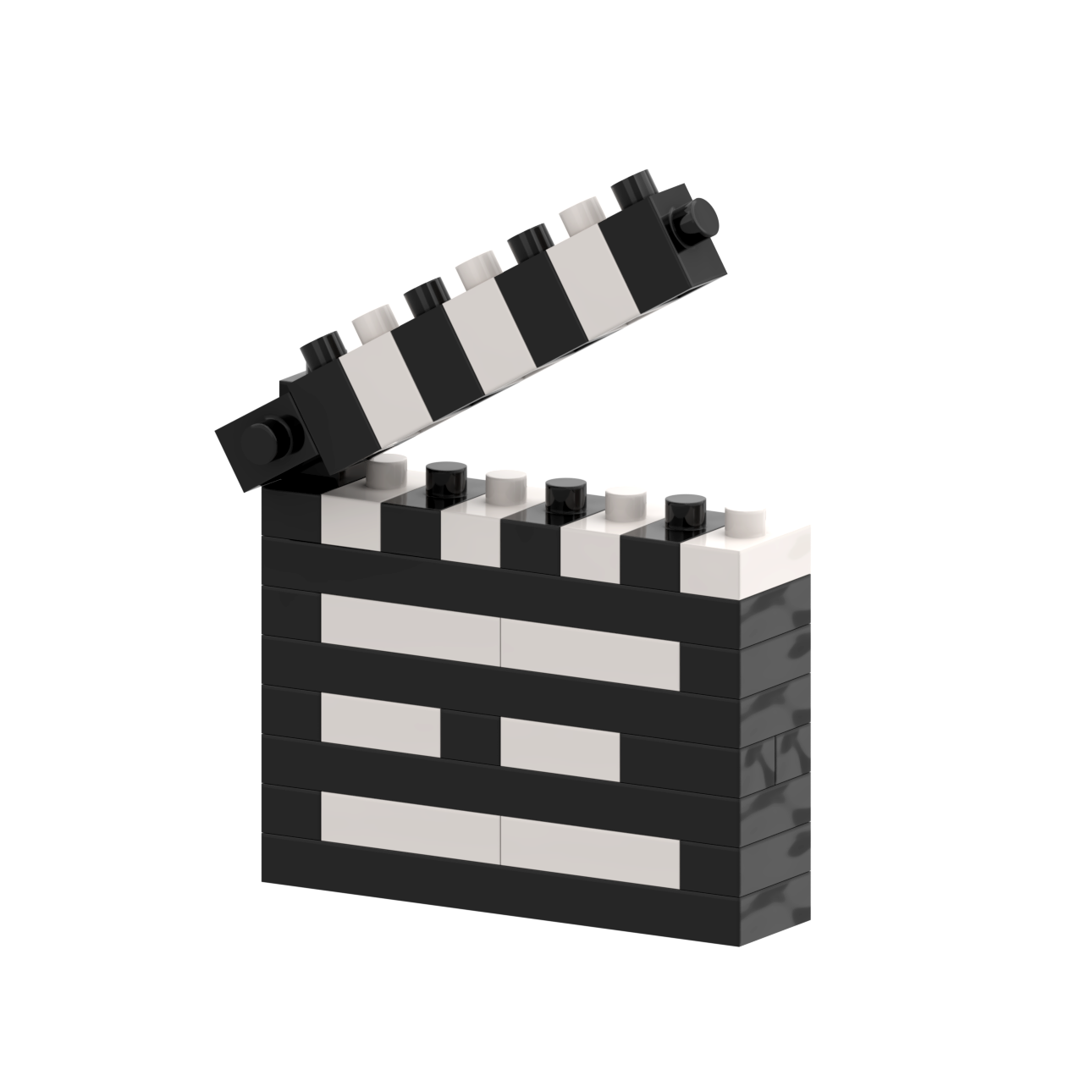 BRIXIES Clapperboard Postcard