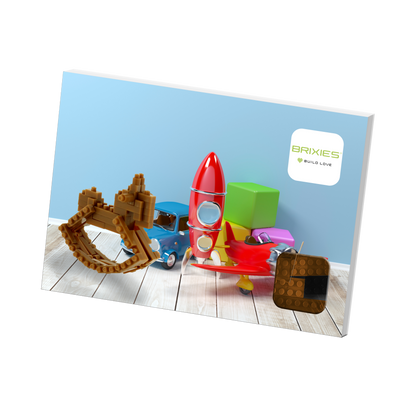 BRIXIES Postcard Rocking Horse
