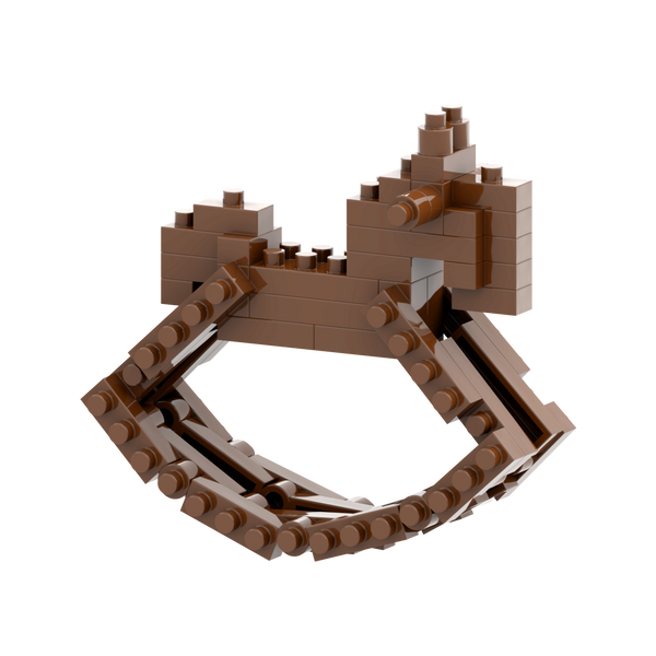 BRIXIES Postcard Rocking Horse