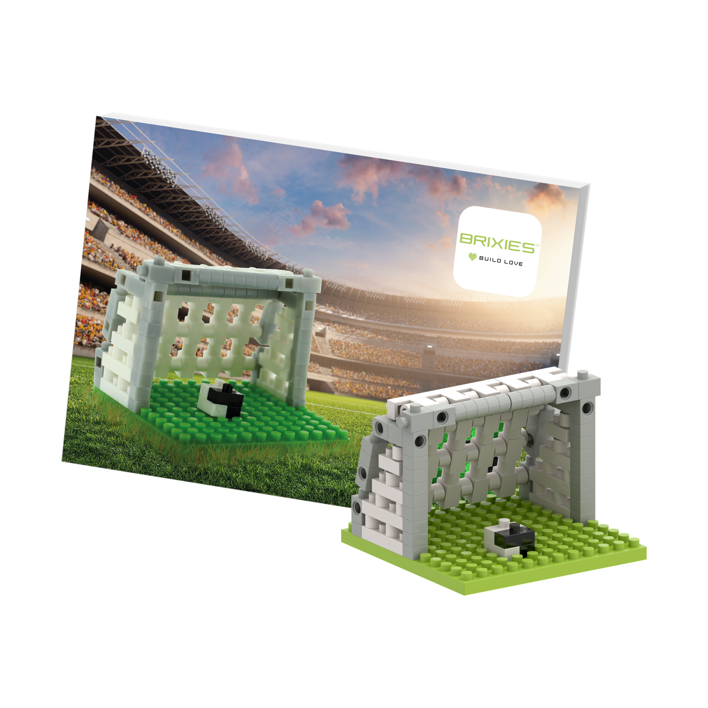 BRIXIES Postcard Football