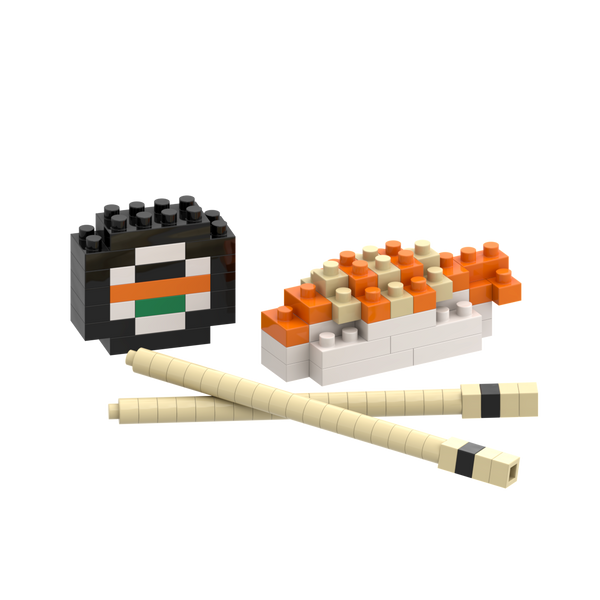 BRIXIES Postcard Sushi