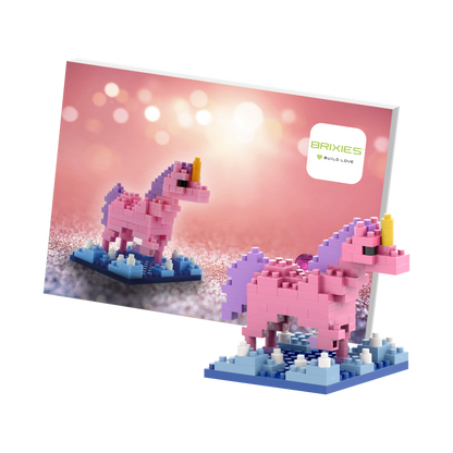 BRIXIES Postcard Unicorn