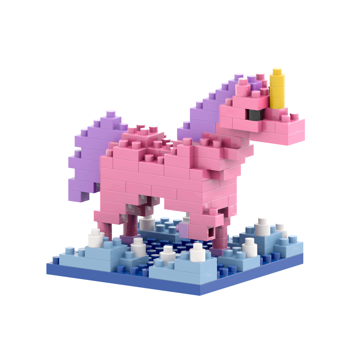 BRIXIES Postcard Unicorn