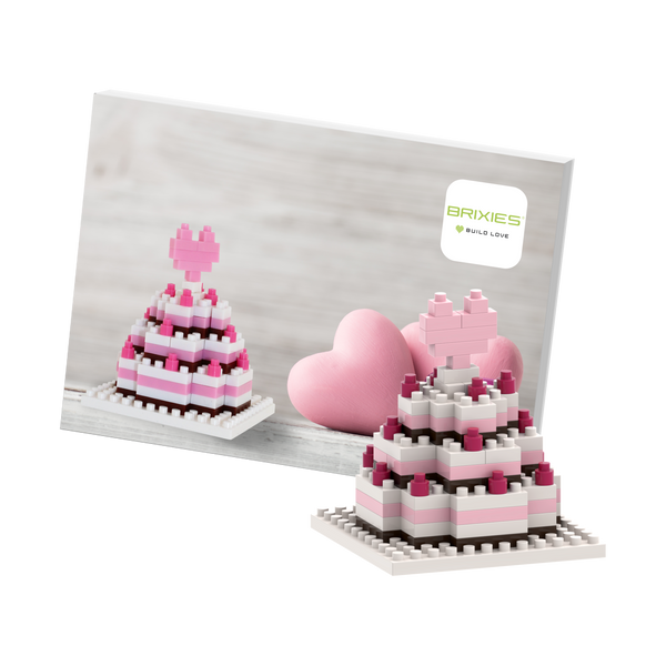 BRIXIES Wedding Cake Postcard