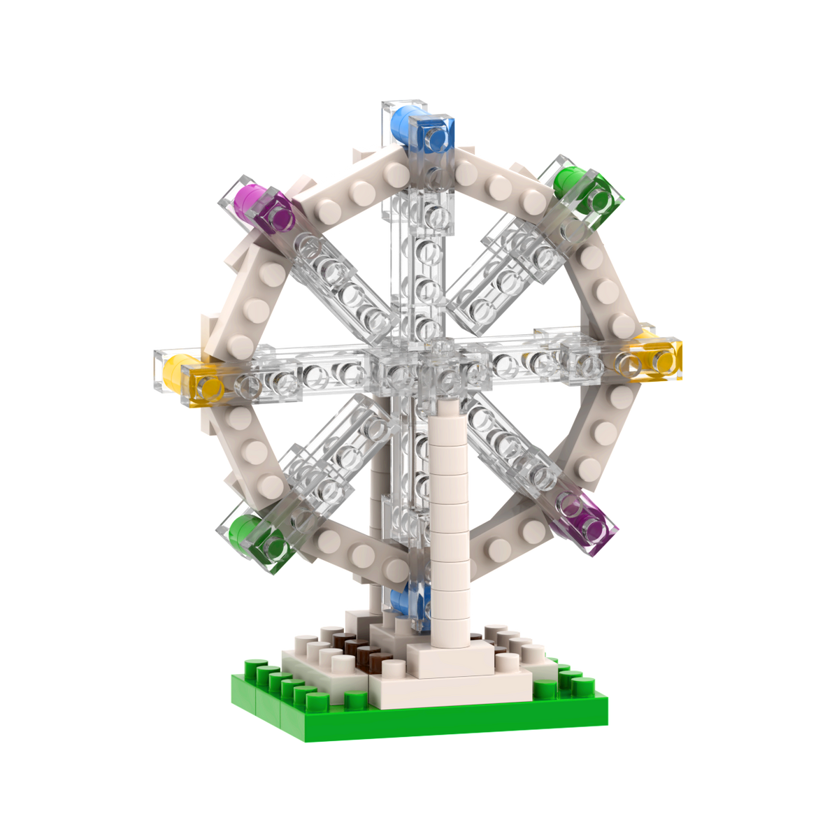 BRIXIES Postkarte Riesenrad