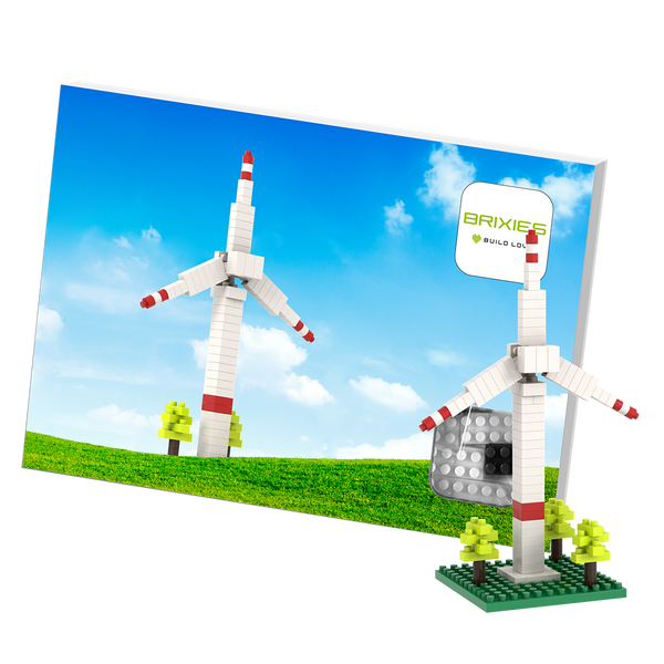 BRIXIES Postcard Windmill