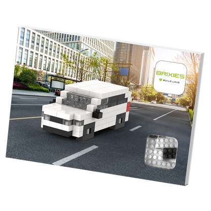 BRIXIES Postcard Car
