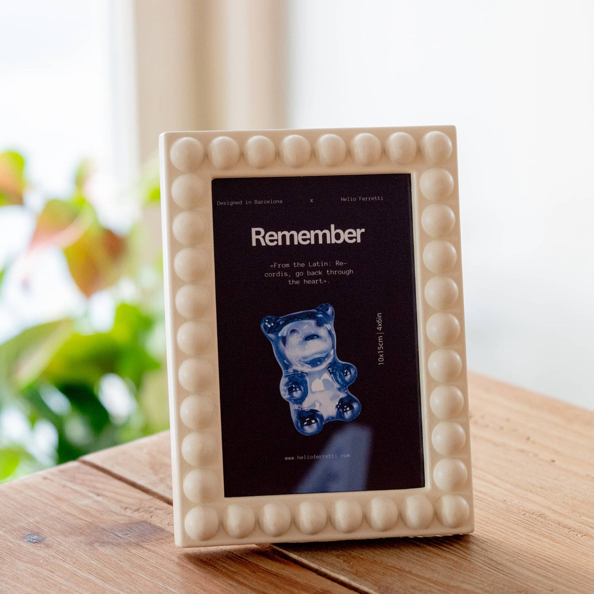 Bubble Photo Frame “Memory” Beige