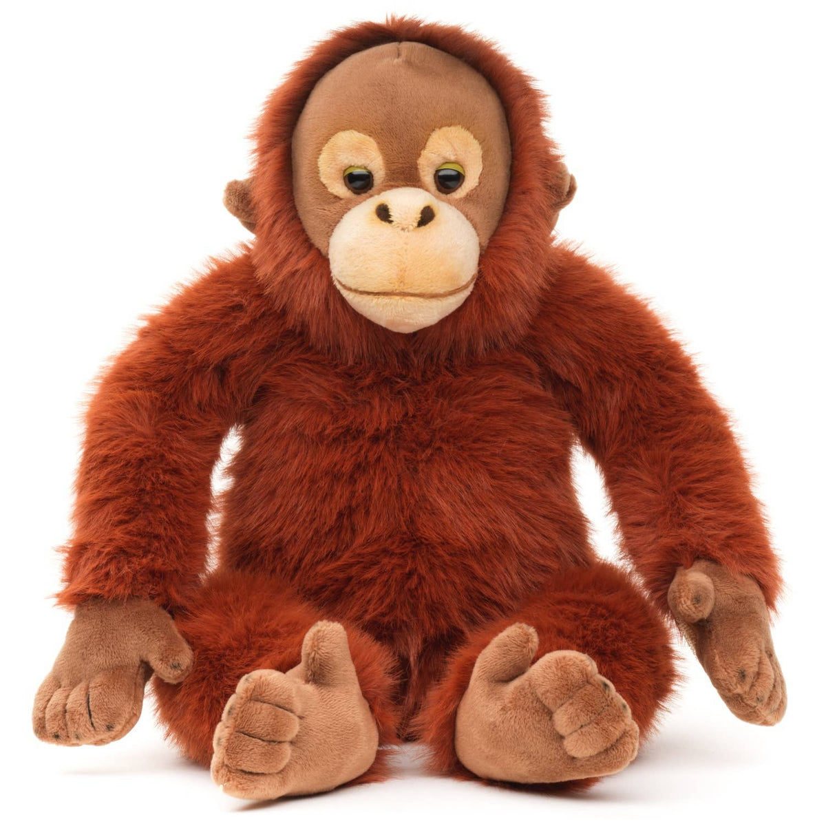 Peluche orang-outan avec fermeture velcro