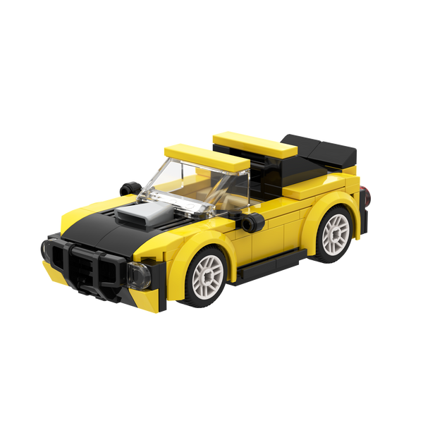 BRIXIES Plus Mini Racing Car Yellow / Mini Racer Yellow